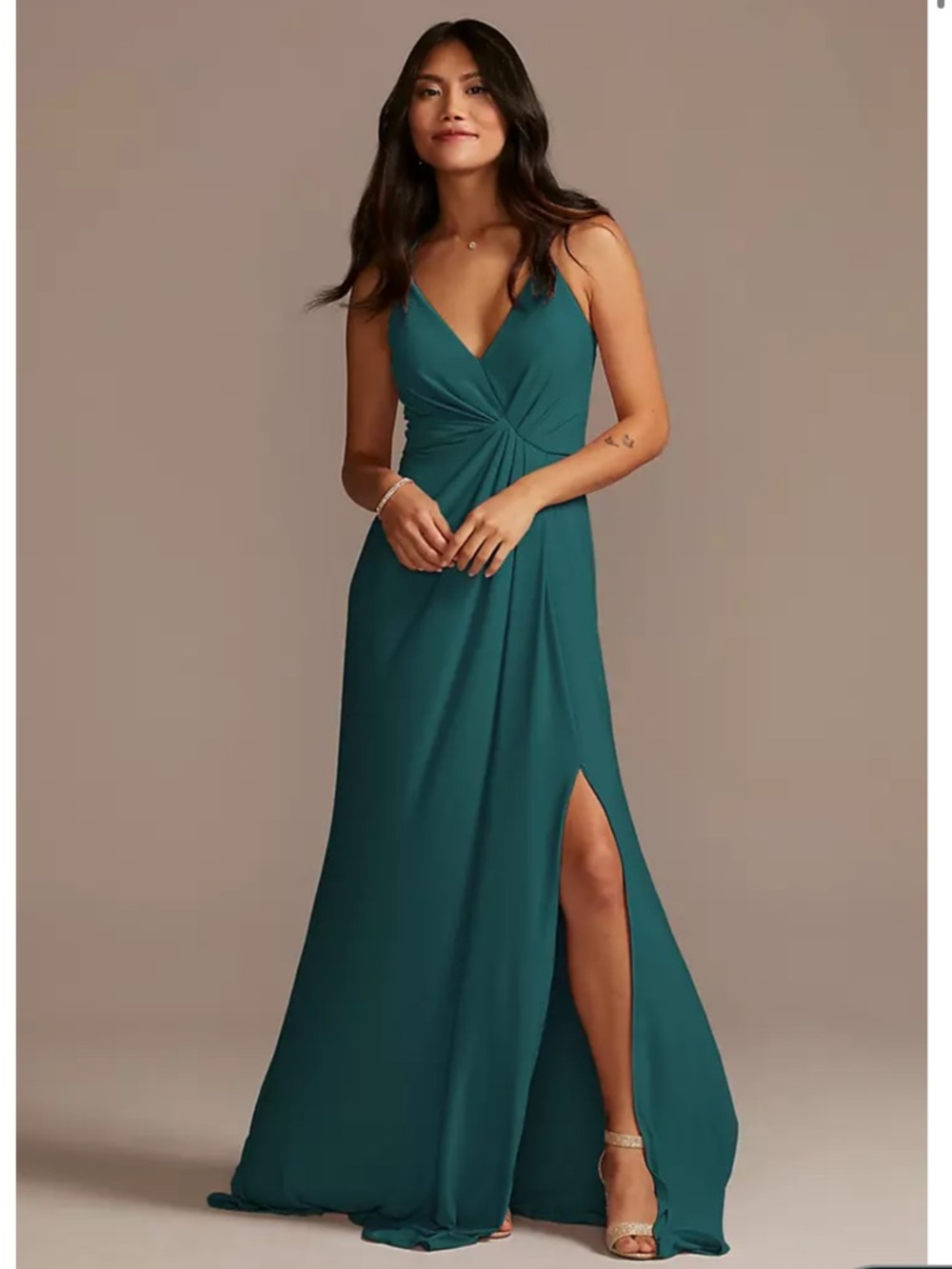 David’s Bridal Gem Colored Bridesmaid Dress
